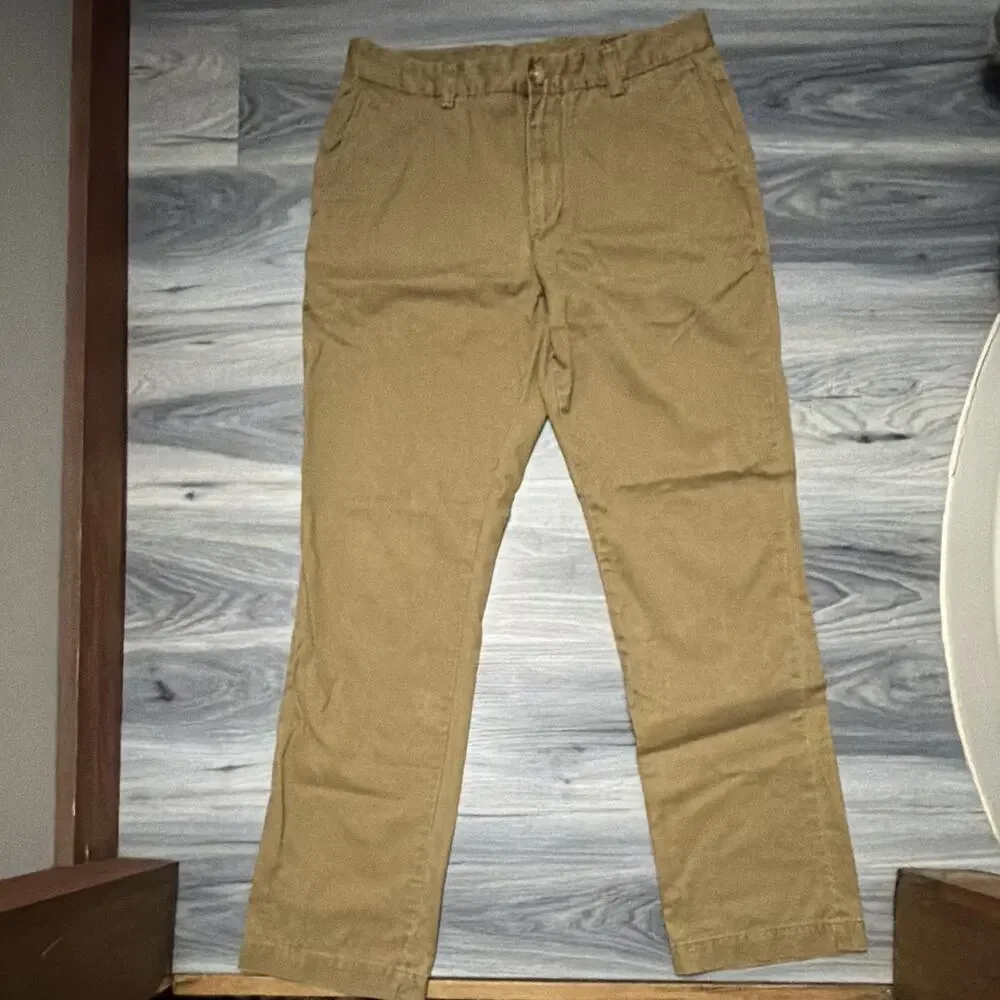 Vineyard Vines Men’s Chino Pants 32x32 Khaki Tan 100% Cotton Straight Leg